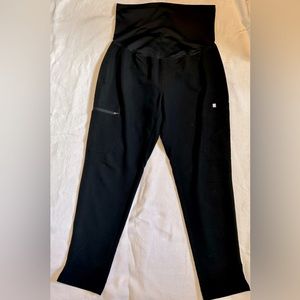 Figs Maternity Yolo Scrub Pant - Color: Black